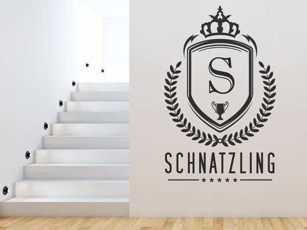 Wandtattoo Schnatzling Wappen