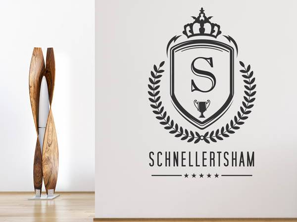 Wandtattoo Schnellertsham Wappen