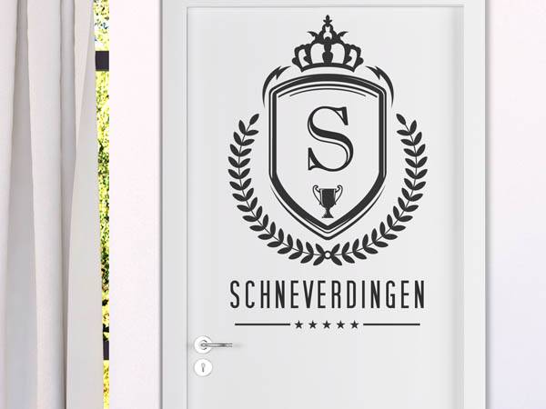 Wandtattoo Schneverdingen Wappen