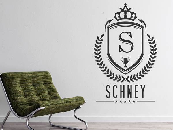Wandtattoo Schney Wappen