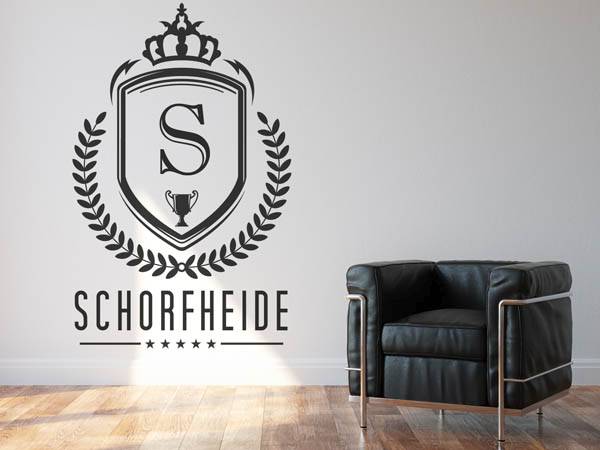 Wandtattoo Schorfheide Wappen