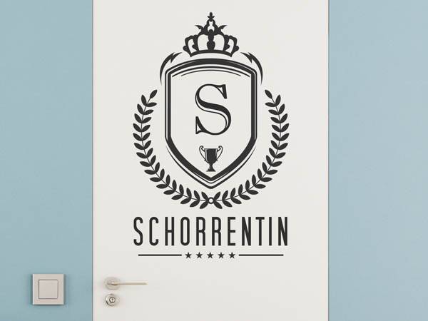 Wandtattoo Schorrentin Wappen