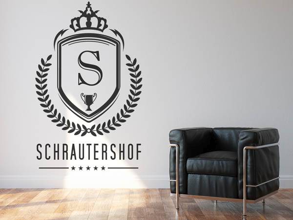 Wandtattoo Schrautershof Wappen