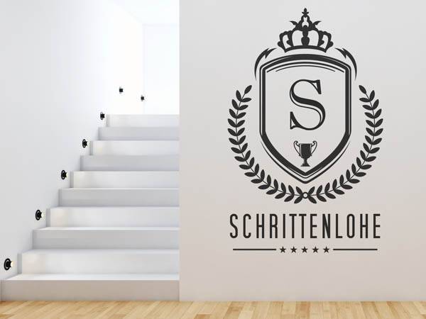 Wandtattoo Schrittenlohe Wappen