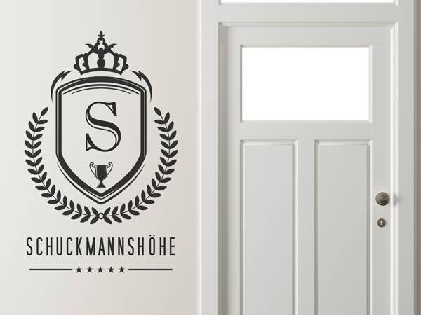 Wandtattoo Schuckmannshöhe Wappen