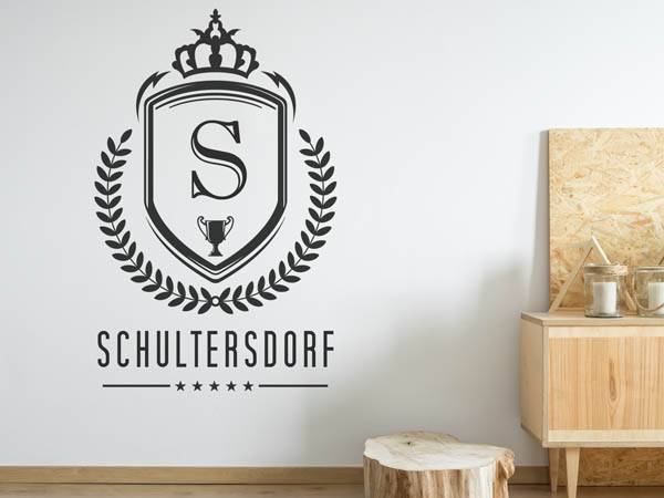 Wandtattoo Schultersdorf Wappen
