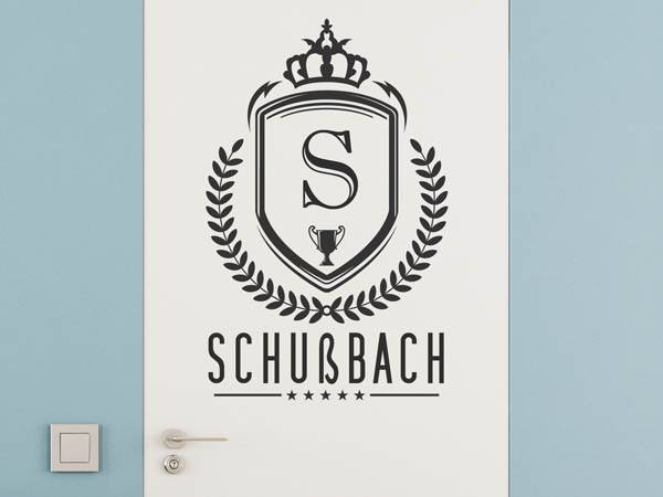Wandtattoo Schußbach Wappen