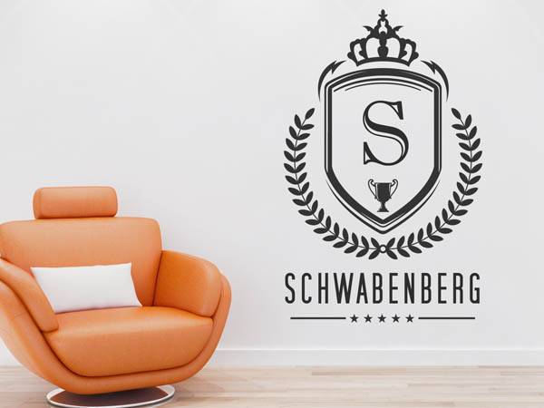 Wandtattoo Schwabenberg Wappen