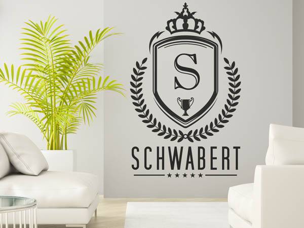 Wandtattoo Schwabert Wappen