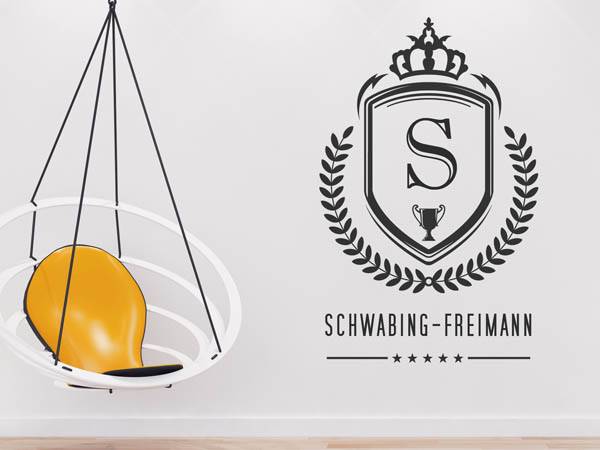 Wandtattoo Schwabing-Freimann Wappen