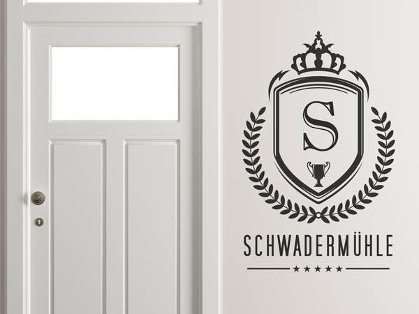 Wandtattoo Schwadermühle Wappen