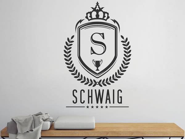 Wandtattoo Schwaig Wappen