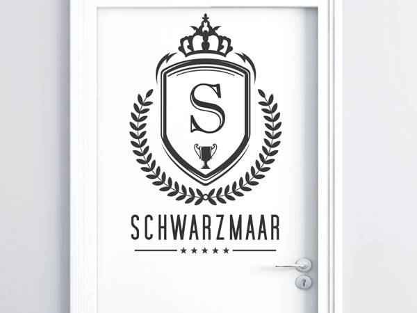 Wandtattoo Schwarzmaar Wappen