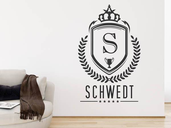 Wandtattoo Schwedt Wappen