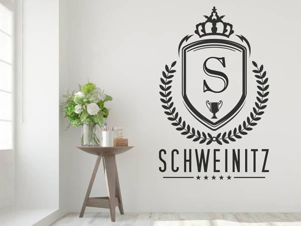 Wandtattoo Schweinitz Wappen
