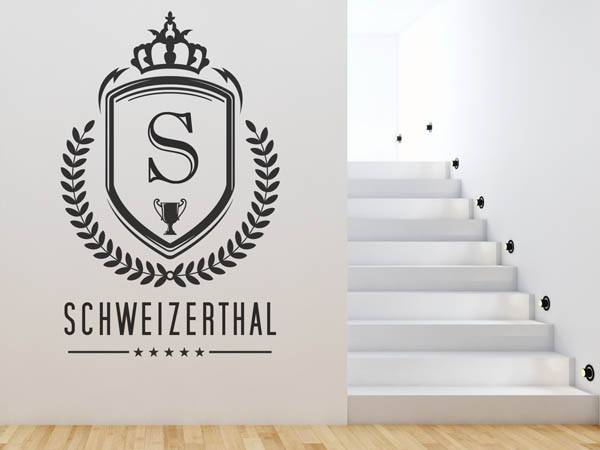 Wandtattoo Schweizerthal Wappen