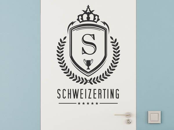 Wandtattoo Schweizerting Wappen