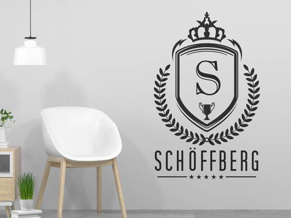 Wandtattoo Schöffberg Wappen
