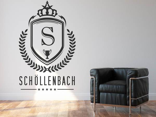 Wandtattoo Schöllenbach Wappen