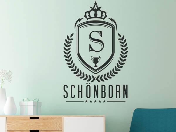 Wandtattoo Schönborn Wappen
