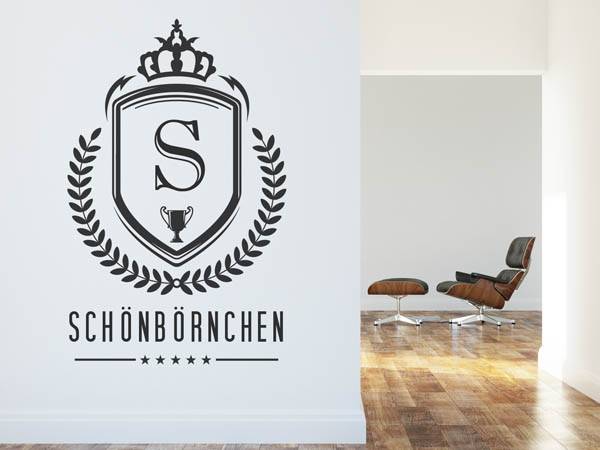Wandtattoo Schönbörnchen Wappen