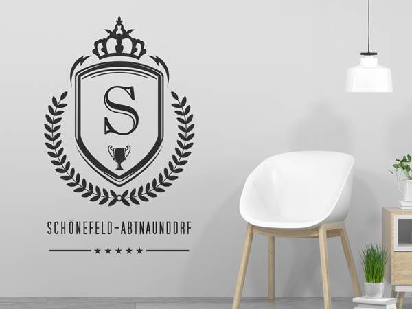 Wandtattoo Schönefeld-Abtnaundorf Wappen