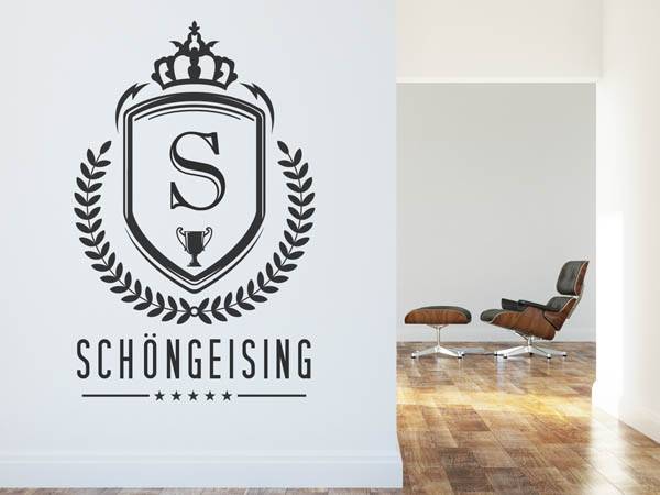 Wandtattoo Schöngeising Wappen