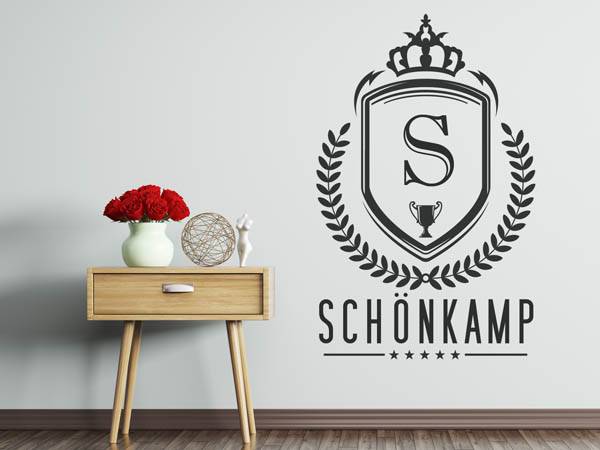 Wandtattoo Schönkamp Wappen