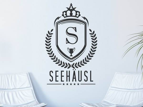 Wandtattoo Seehäusl Wappen