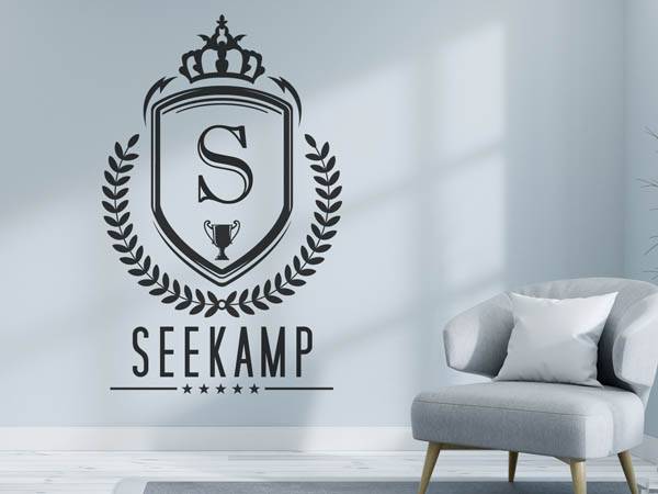 Wandtattoo Seekamp Wappen