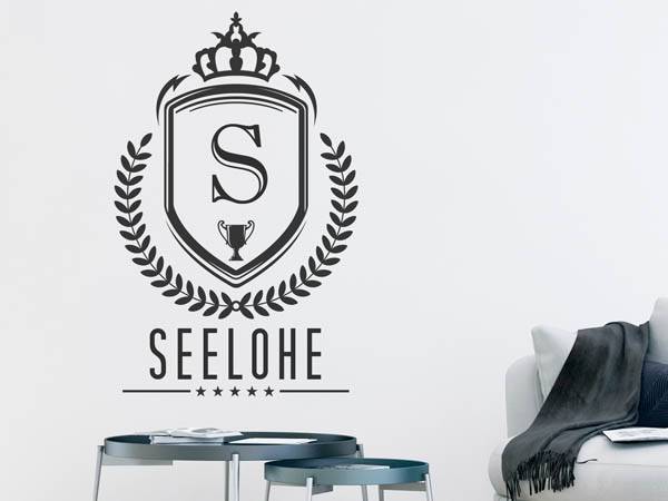 Wandtattoo Seelohe Wappen