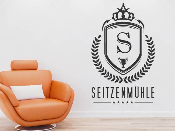 Wandtattoo Seitzenmühle Wappen