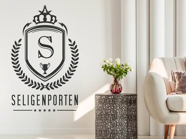 Wandtattoo Seligenporten Wappen