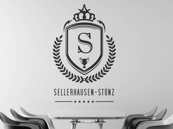 Wandtattoo Sellerhausen-Stünz Wappen