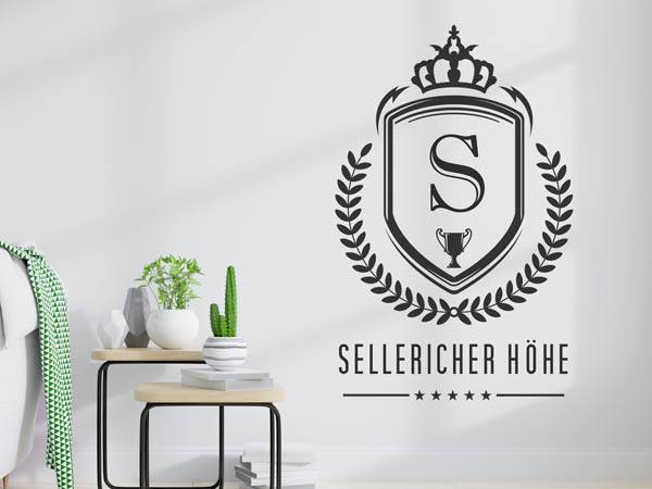 Wandtattoo Sellericher Höhe Wappen