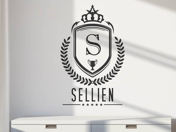 Wandtattoo Sellien Wappen