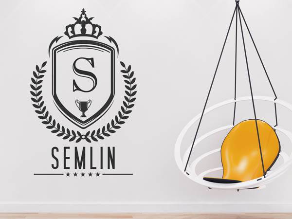 Wandtattoo Semlin Wappen