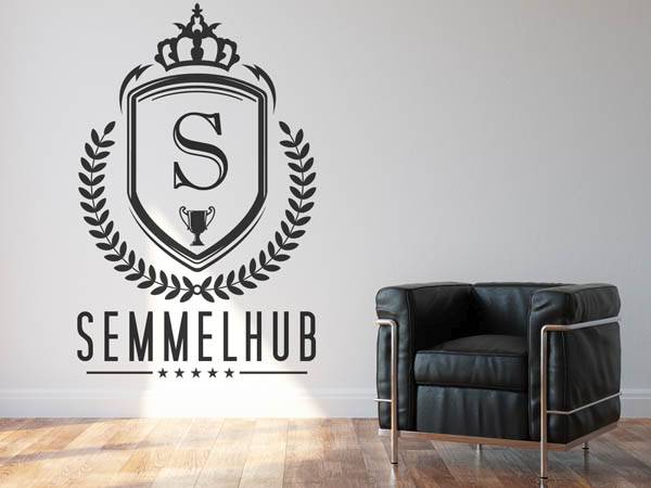 Wandtattoo Semmelhub Wappen