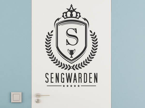 Wandtattoo Sengwarden Wappen