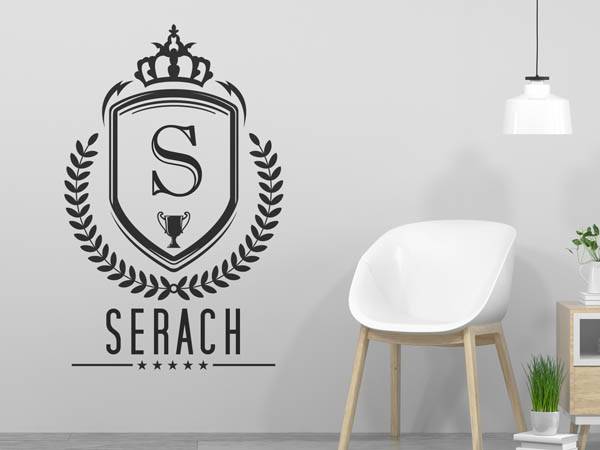 Wandtattoo Serach Wappen