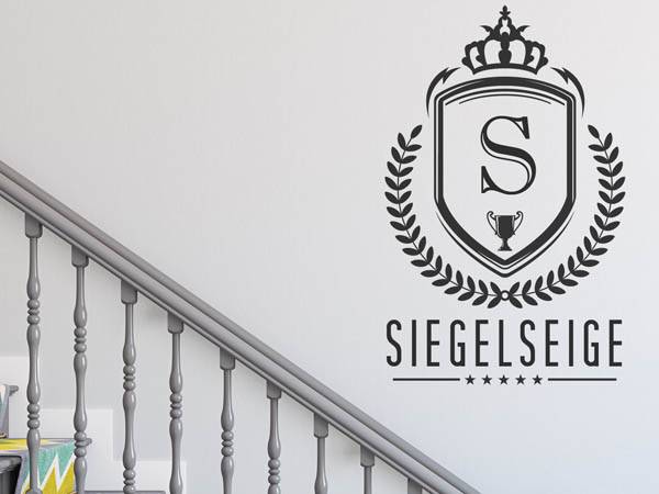 Wandtattoo Siegelseige Wappen