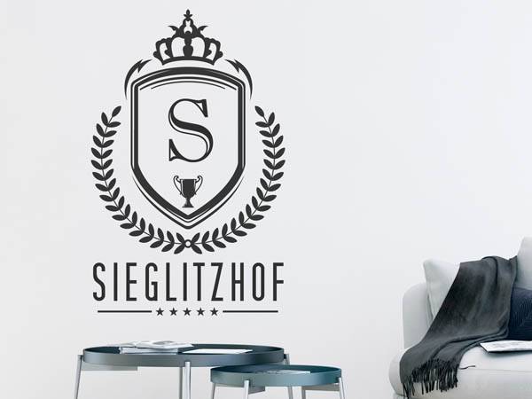 Wandtattoo Sieglitzhof Wappen