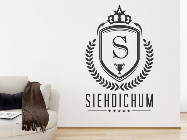 Wandtattoo Siehdichum Wappen