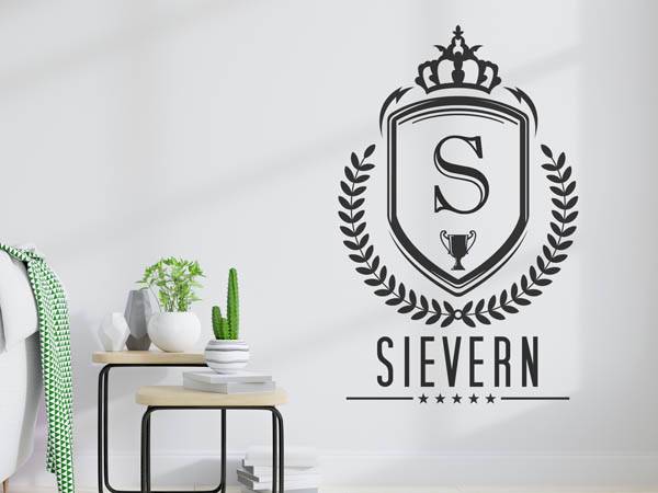 Wandtattoo Sievern Wappen