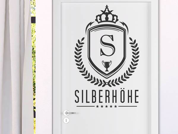 Wandtattoo Silberhöhe Wappen