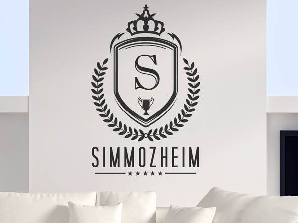 Wandtattoo Simmozheim Wappen