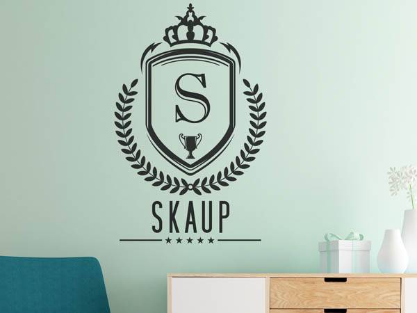 Wandtattoo Skaup Wappen