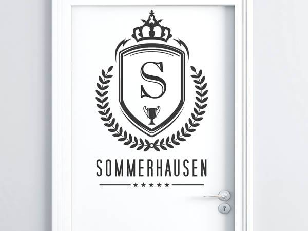 Wandtattoo Sommerhausen Wappen