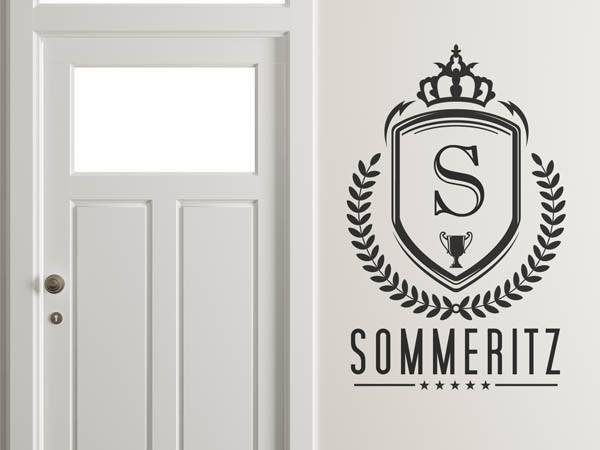 Wandtattoo Sommeritz Wappen