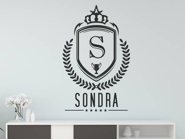 Wandtattoo Sondra Wappen